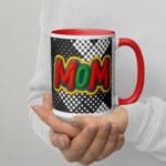 Puffy Mom Graphic Mug with Color Inside