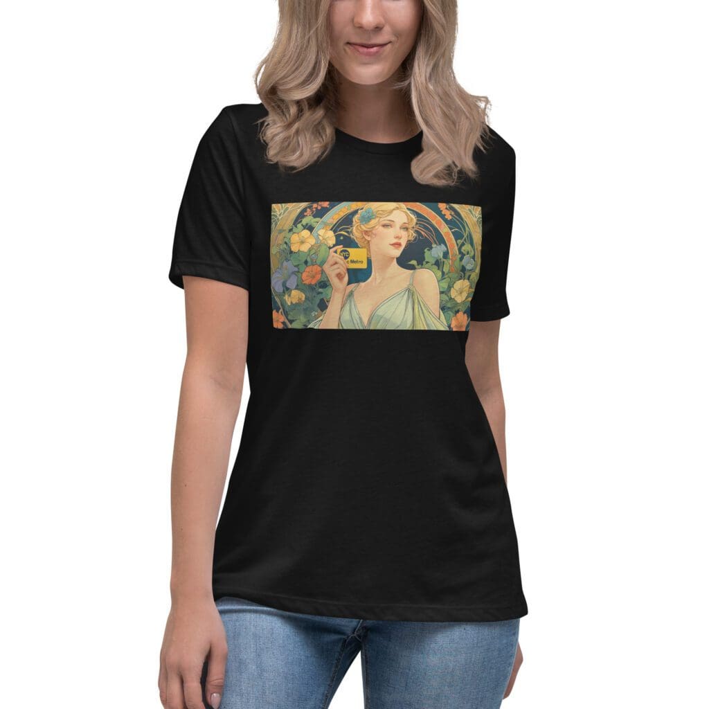 Mom Nouveau Take the Train Women's Relaxed Tee