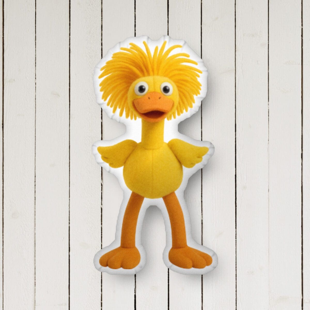 Karmic Claw Yellow bird pillow