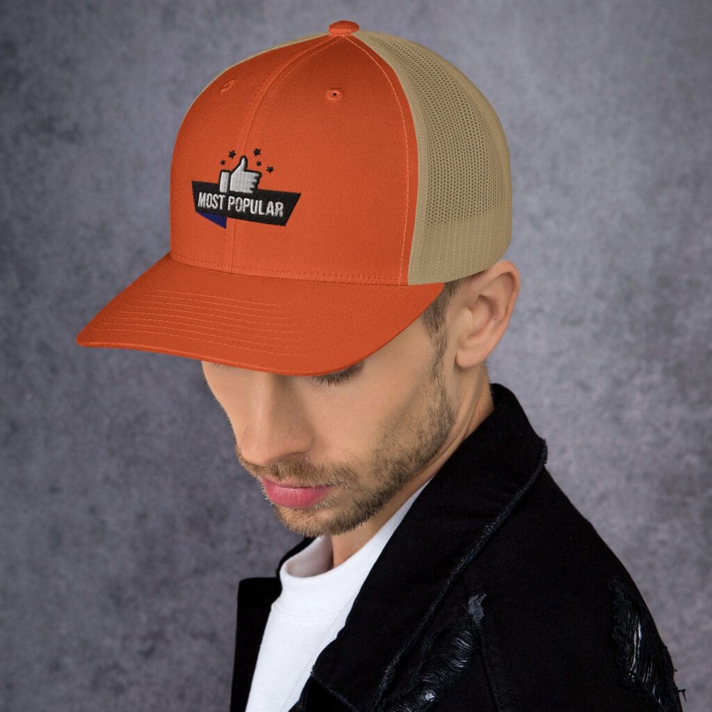 "Most Popular" Chosen Dad Embroidery Trucker Cap