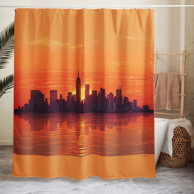 NYC Skyline shower curtain
