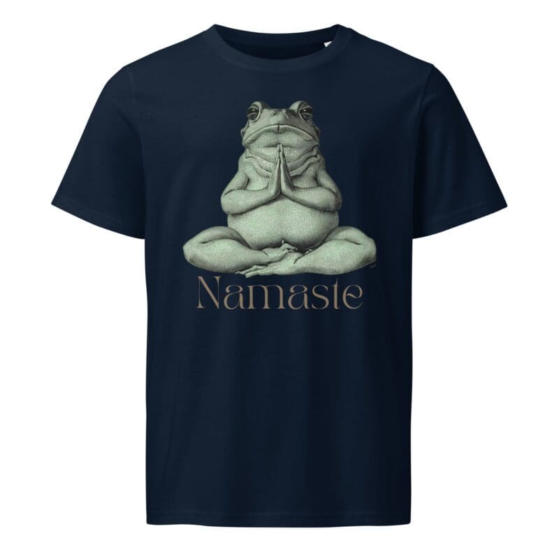 namaste frog organic Tee