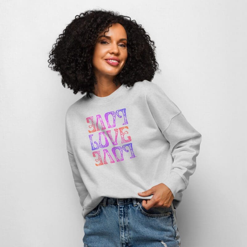Women’s Organic Groovy Kind of Love Sweatshirt