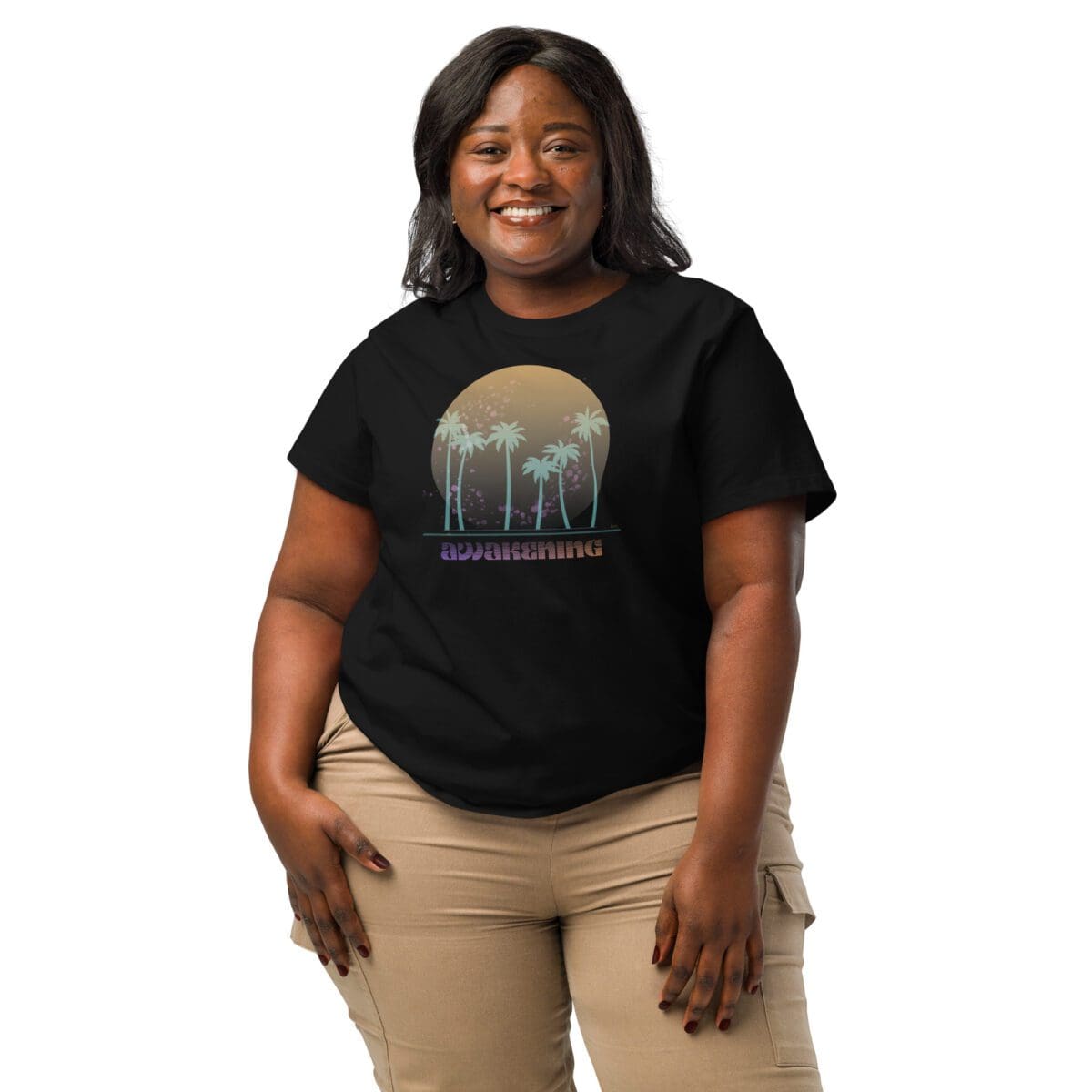 Women’s Organic Awakening Faded Tee